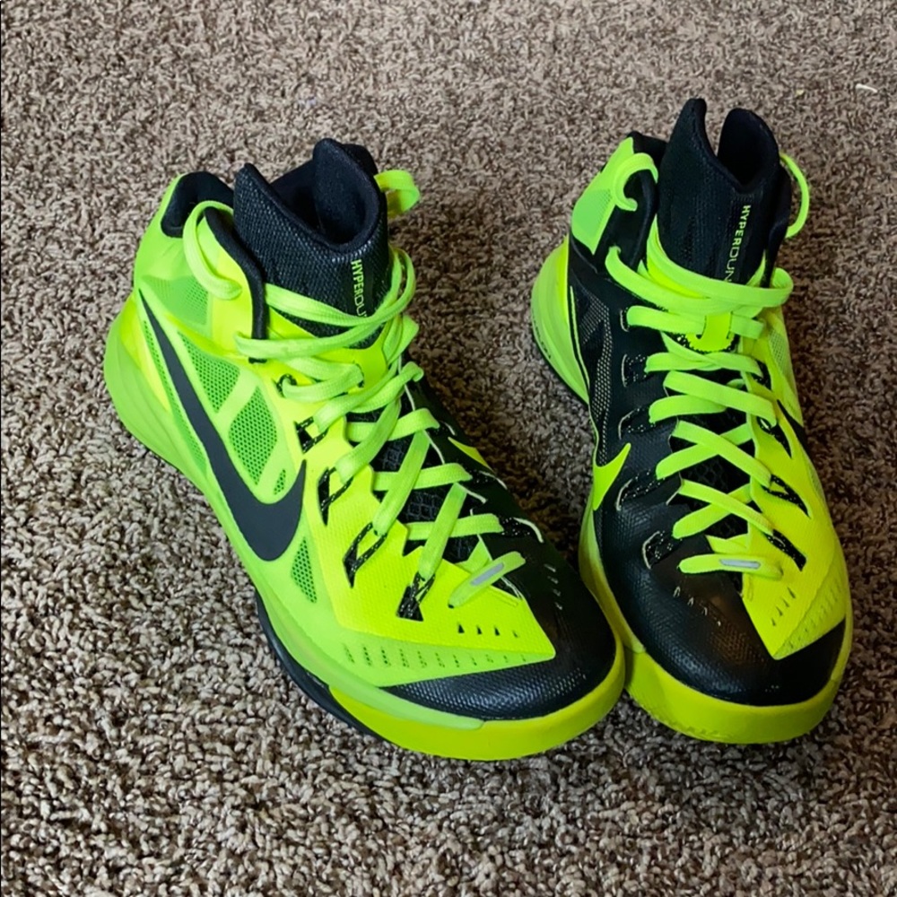 Men’s Nike Hyperdunk 2014 Volt Black Basketball